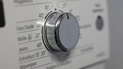 Drehknopf einer Waschmaschine